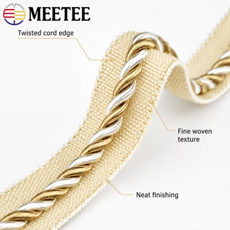 Cordón Trenzado de Dos Colores - Cord Trim Twisted reseña y precio