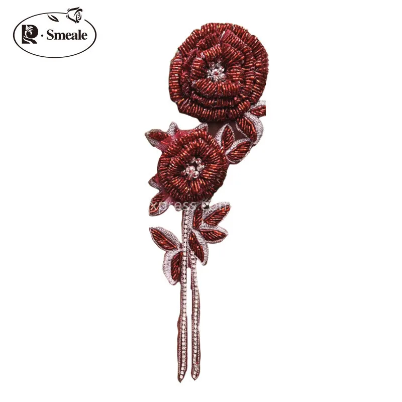 NUEVAS flores de pechos rosas  - Applique Patch Flower reseña y precio