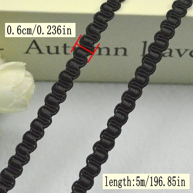 5 metros/16.4 pies por paquete - Lace Ribbon Trim reseña y precio