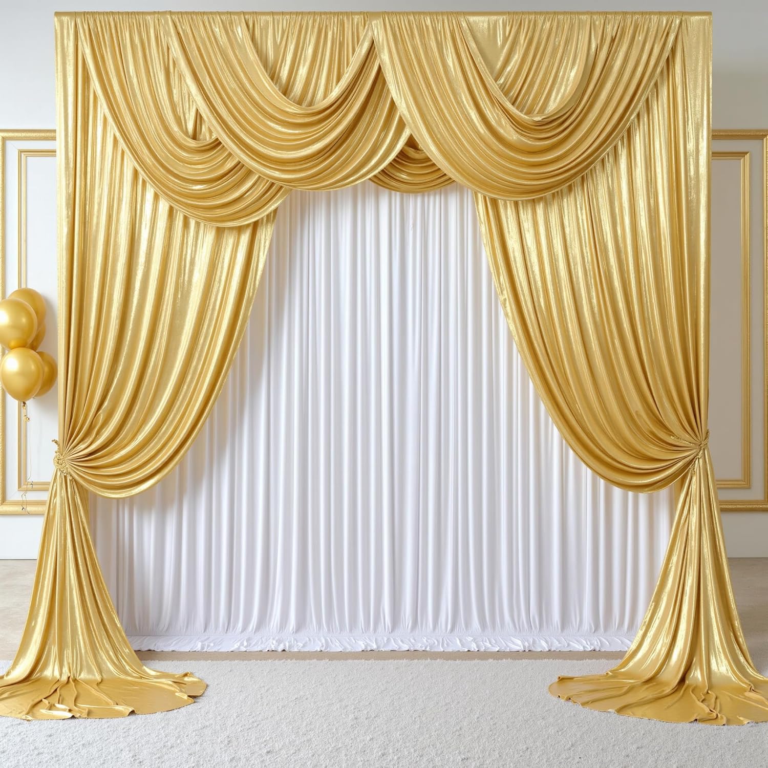 Cortina de Fondo Fotográfico d - Sequin Fabric Panel reseña y precio