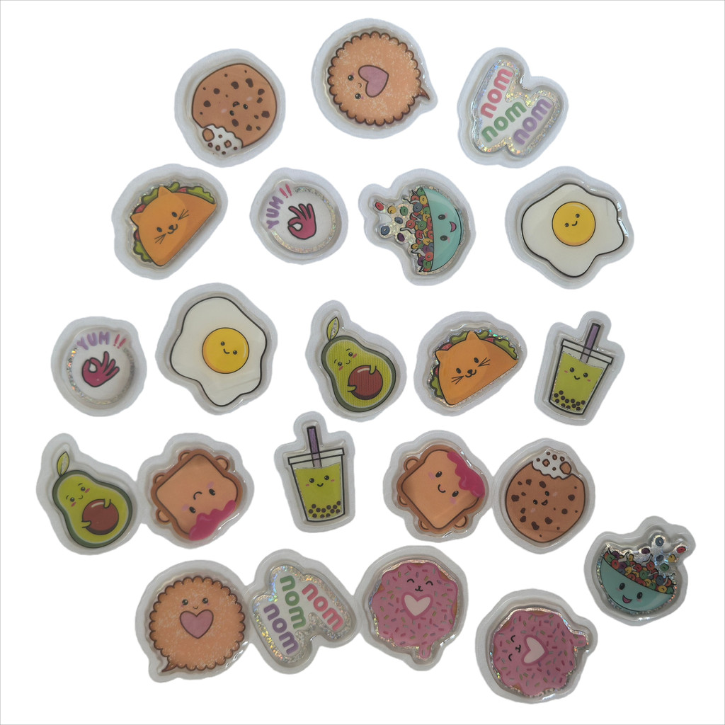 45 pegatinas epoxi adorables,  - Craft Embellishment World reseña y precio