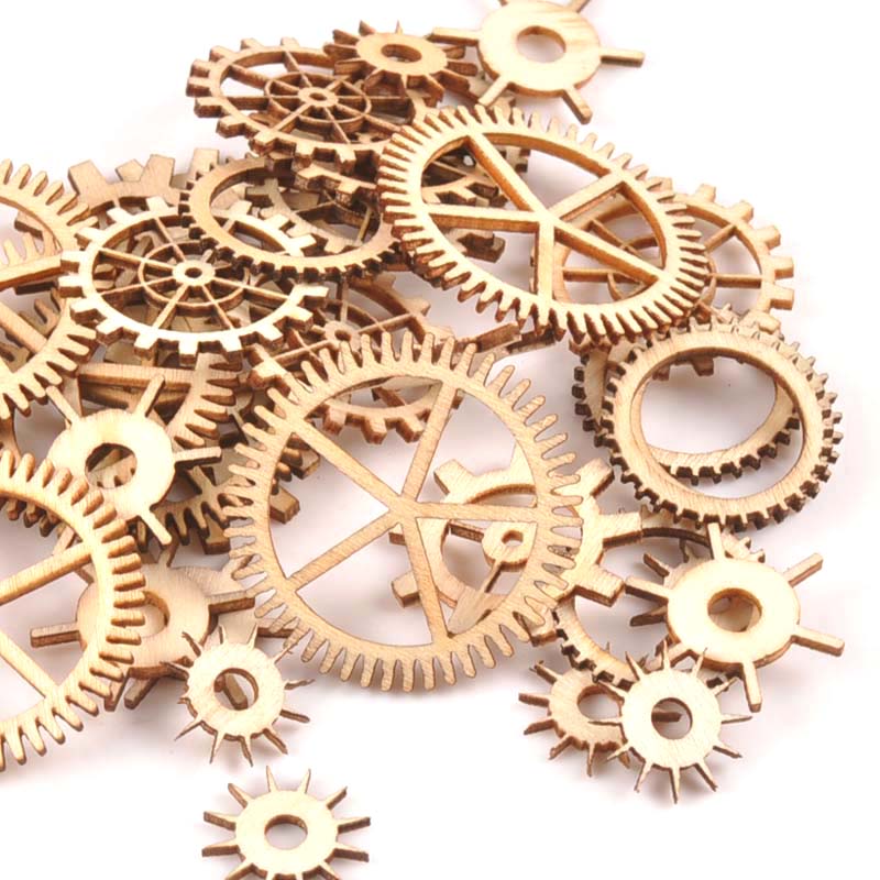 Rueda de engranaje de madera s - Embellishments For Scrapbooking reseña y precio