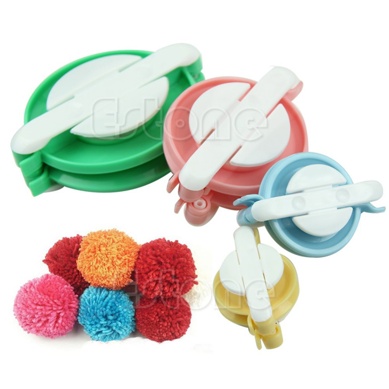 Juego pompones para manualidad - Pom Pom Maker Tool reseña y precio