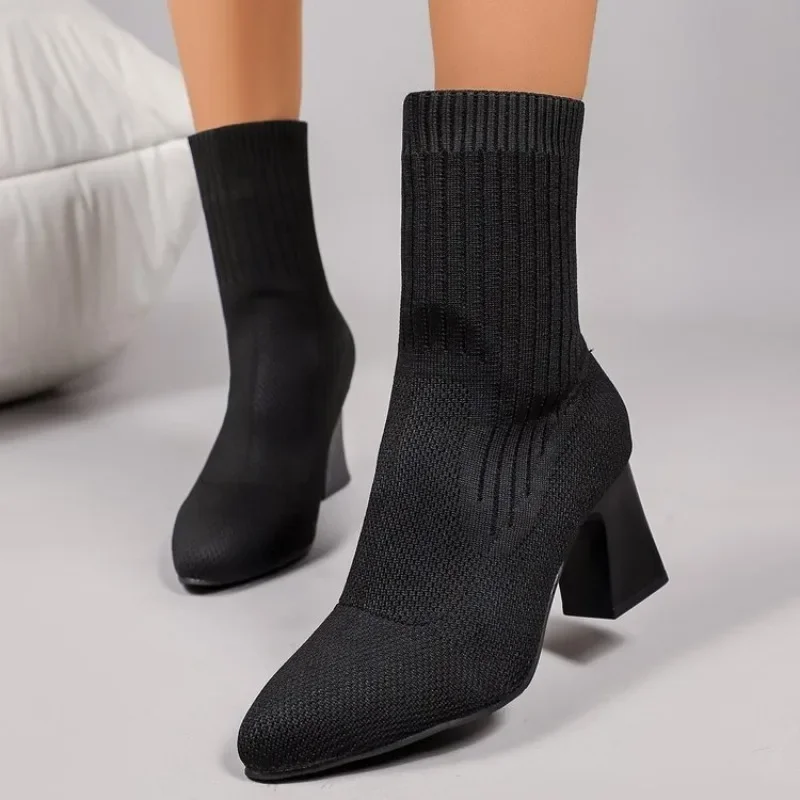 Botines de Punto para Mujer, c - Embellish Knit reseña y precio