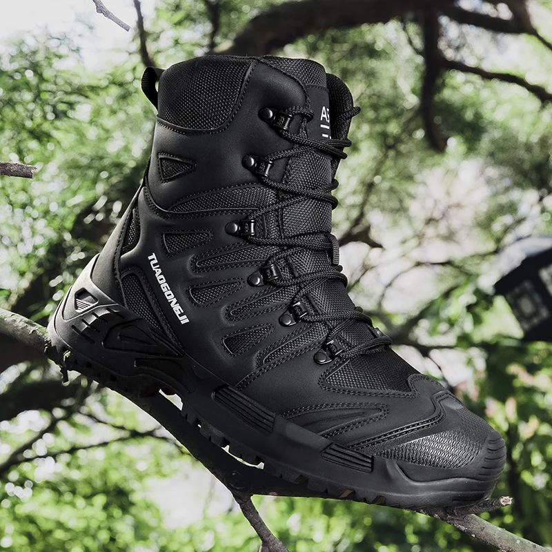 Botas tácticas de senderismo a - Guipure Lace Panel reseña y precio