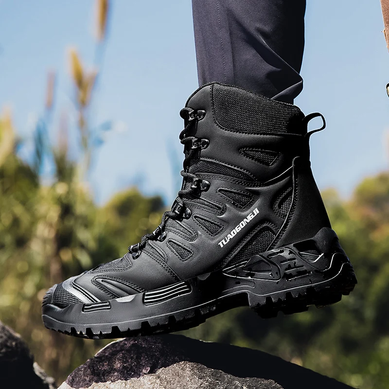 Botas tácticas de senderismo a - Guipure Lace Panel reseña y precio