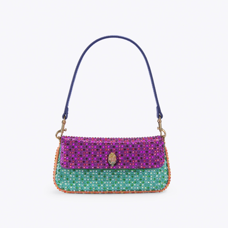 Bolso de Hombro de Lujo para M - Sequin Fabric Panel reseña y precio