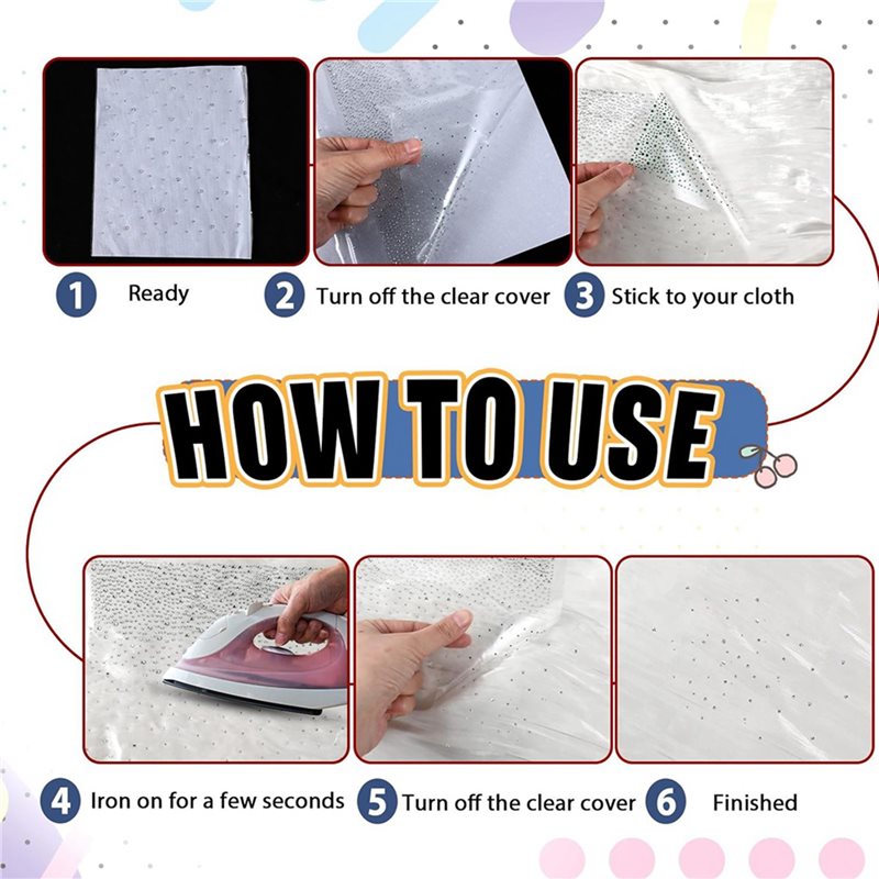 18 Hojas de Transferencias Ter - Hotfix Rhinestone Sheet reseña y precio