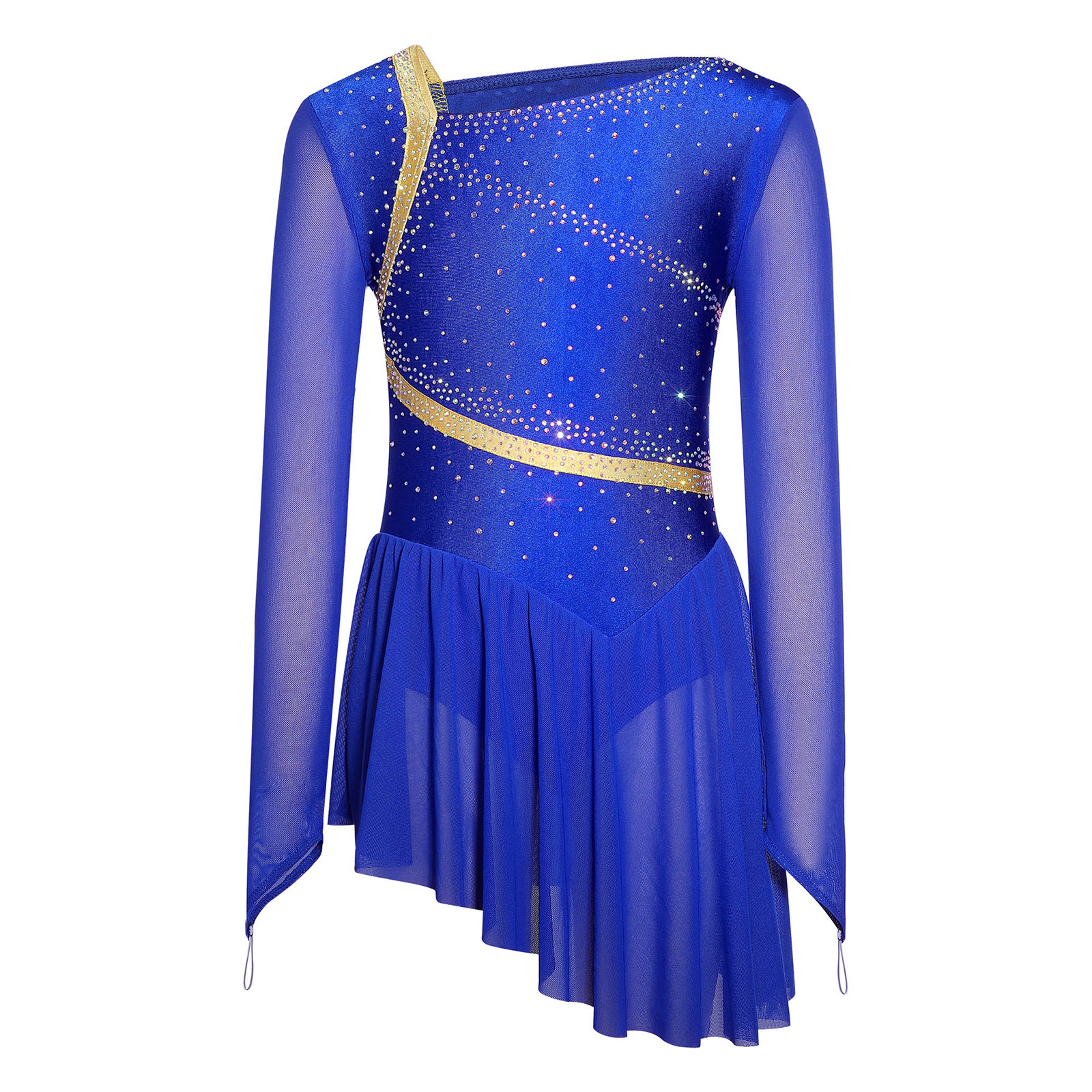 Maillot de patinaje artístico  - Rhinestone Banding Trim reseña y precio