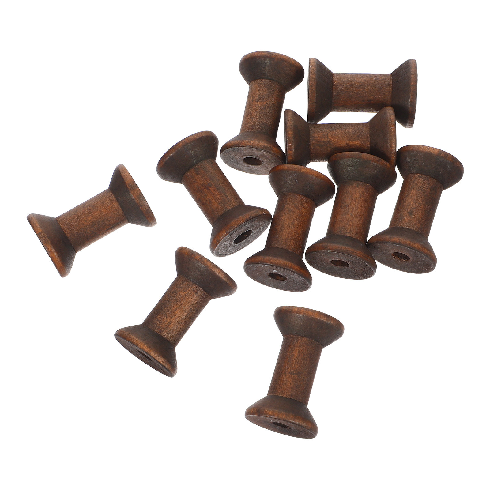 10 Bobinas de Madera Natural V - Organza Ribbon Spool reseña y precio