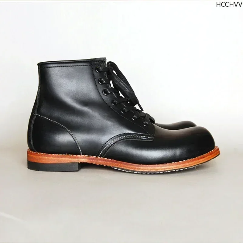 Botas Vintage de cuero genuino - Guipure Lace Panel reseña y precio