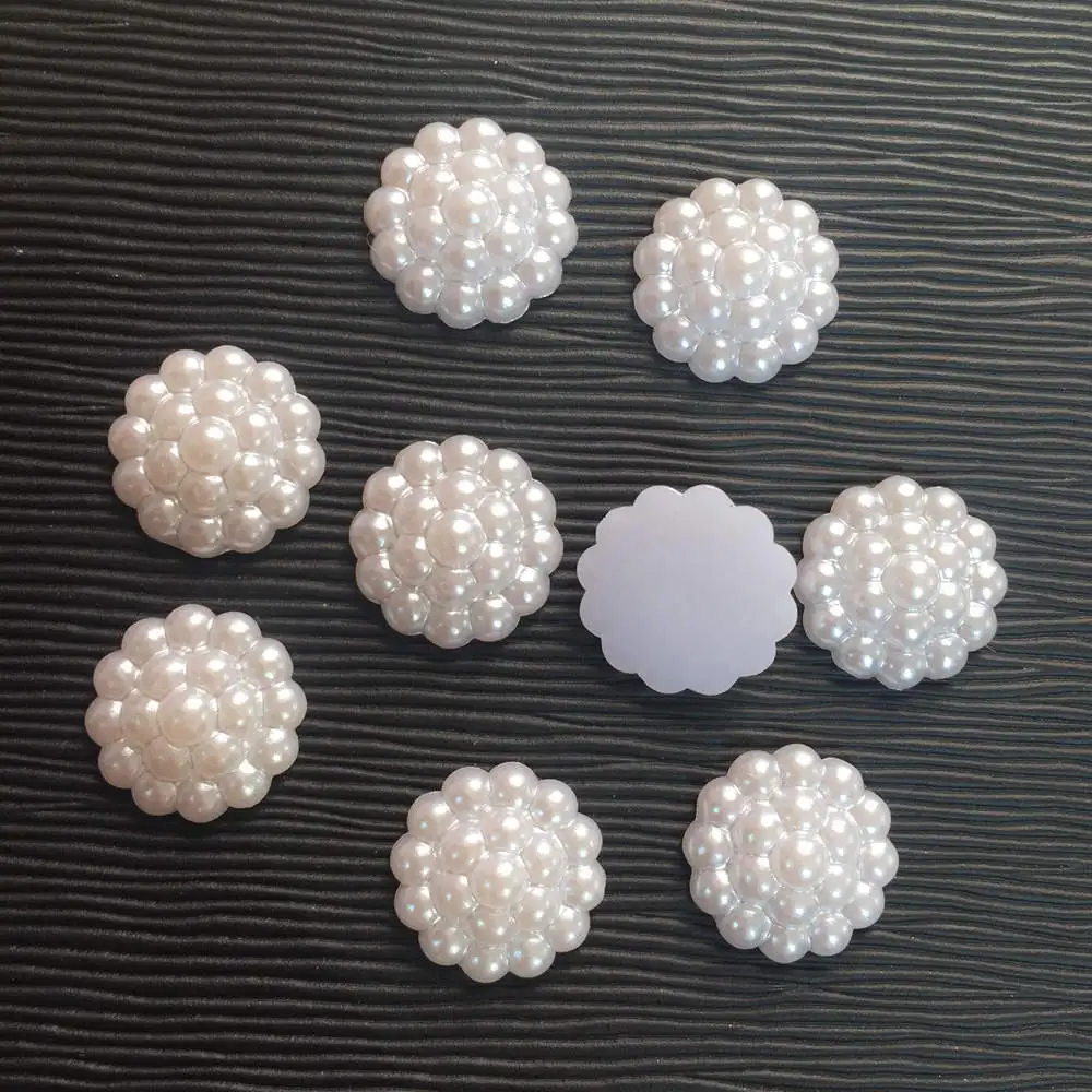 80 piezas/lote de perlas plana - Embellishment Glue Craft reseña y precio