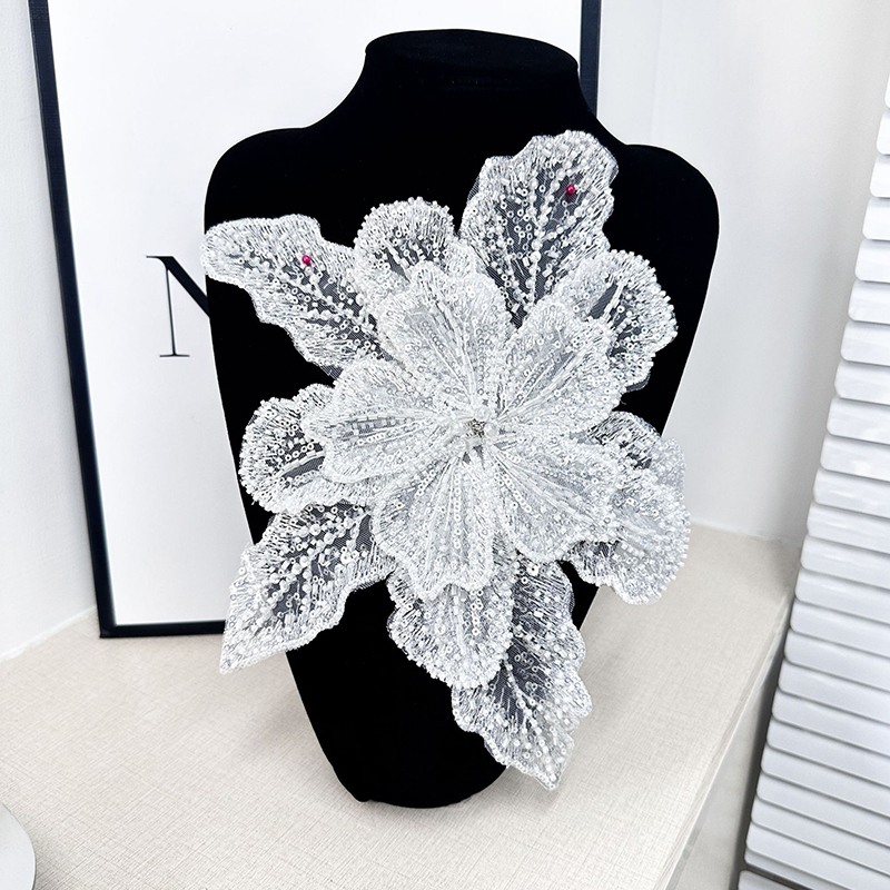 Aplique de Encaje Blanco con L - Applique Patch Flower reseña y precio