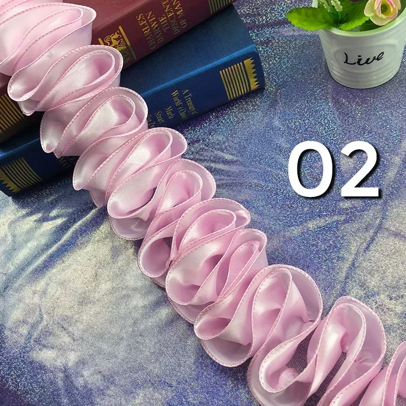 Adorno plisado con volantes de - Lace Ribbon Trim reseña y precio