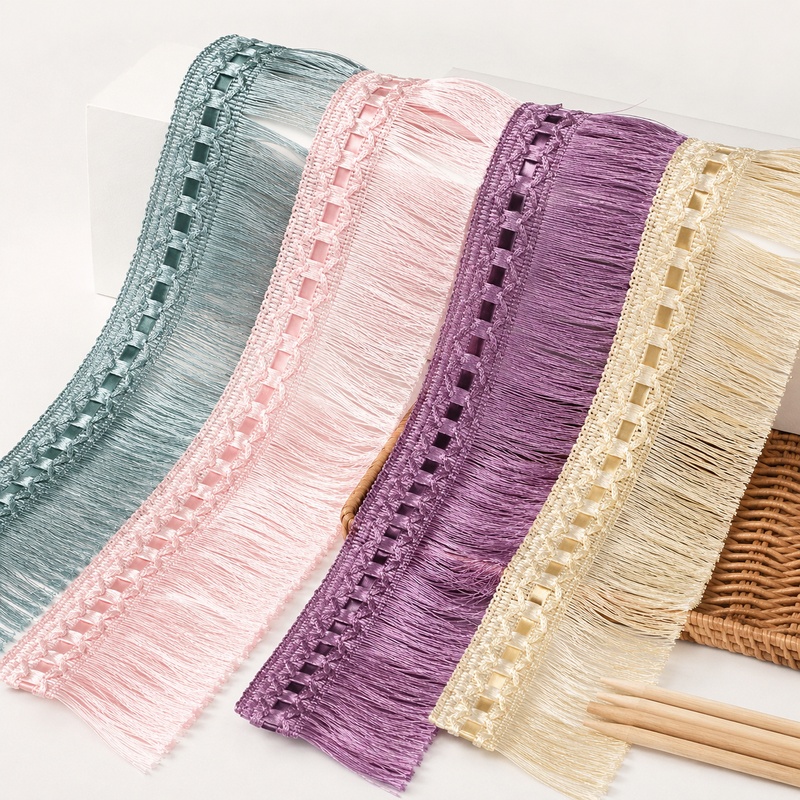 Cinta de Encaje con Flecos de  - Fringe Ribbon Sewing reseña y precio