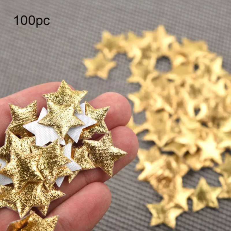 100 Uds. Estrellas doradas/pla - Embellishments For Scrapbooking reseña y precio